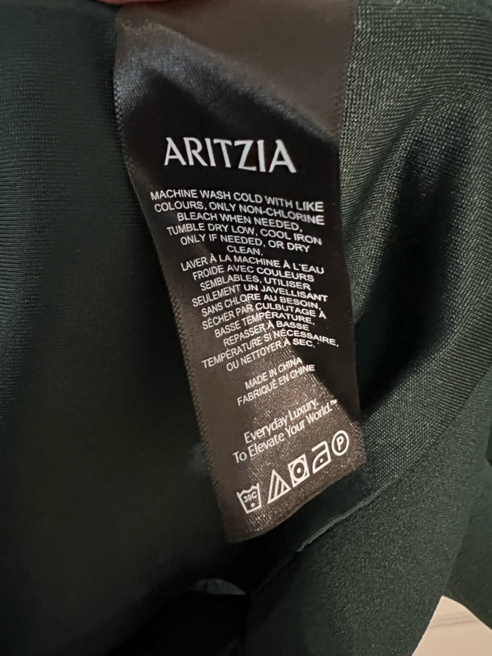Babaton NWT Scarabee Dark Green/Scarab V-Neck Sheath Dress - Picture 7 of 7